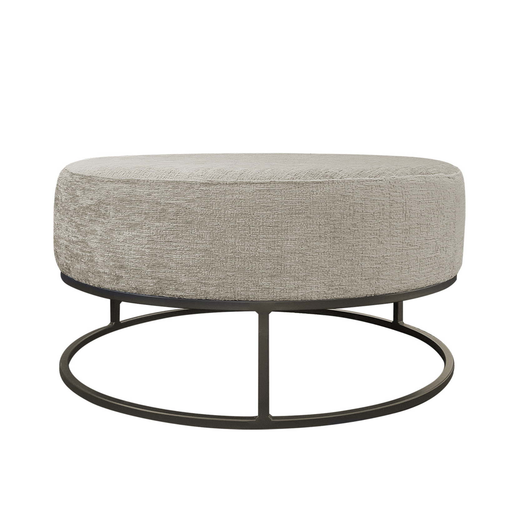 Hocker Malaga D70xH36cm, champagne