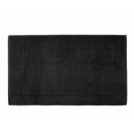 Badezimmerteppich schwarz 50x85cm
