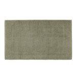 Badezimmerteppich olive 50x85cm
