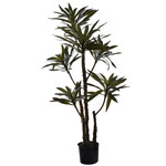 Kunstpflanze Yucca 125cm, Mehrstamm