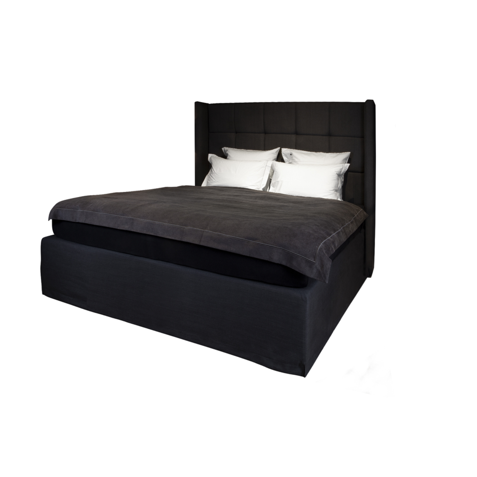 Bett Dreamy Stoff: Palladium 17 schwarz