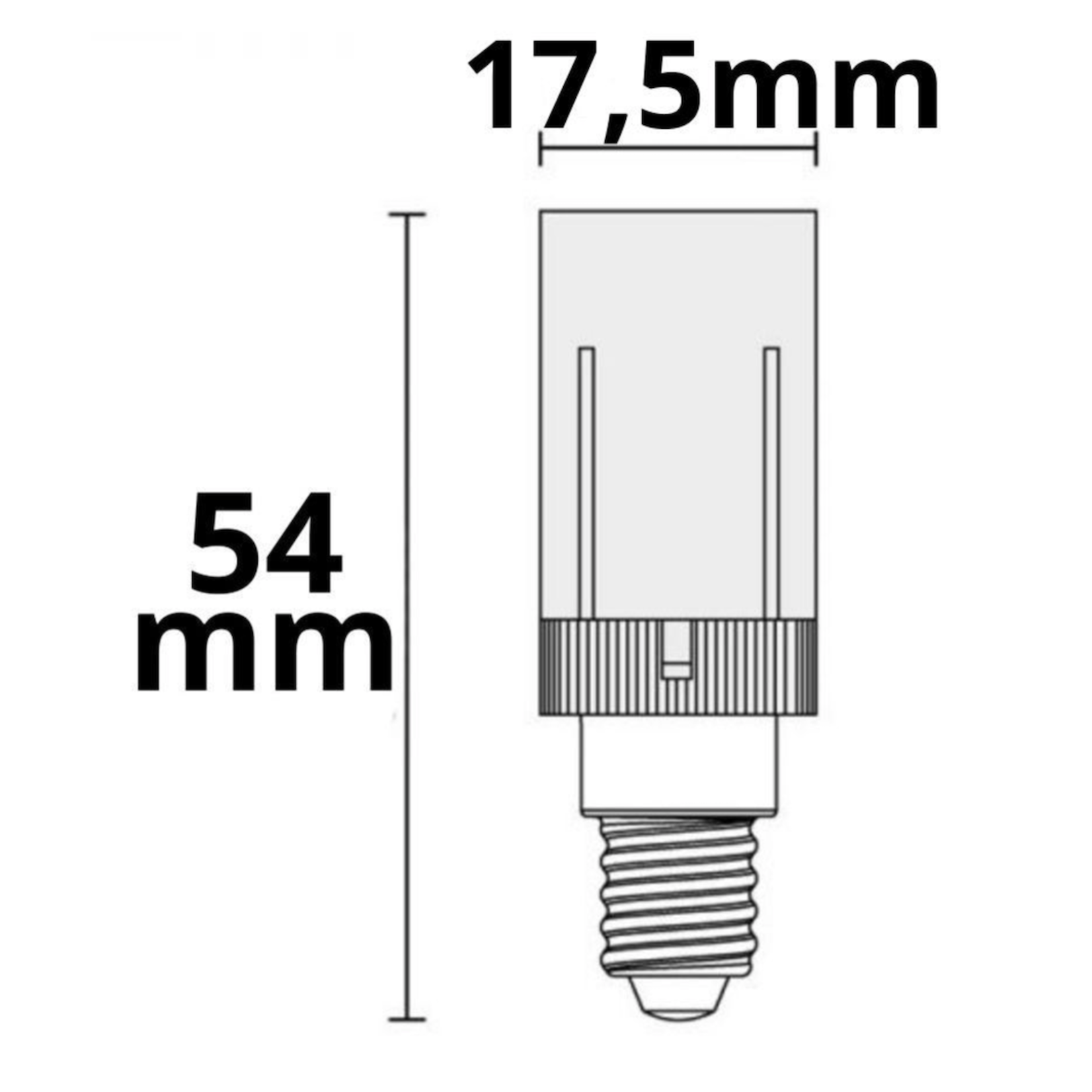 Leuchtmittel E14 LED, 3.5W, 2700K