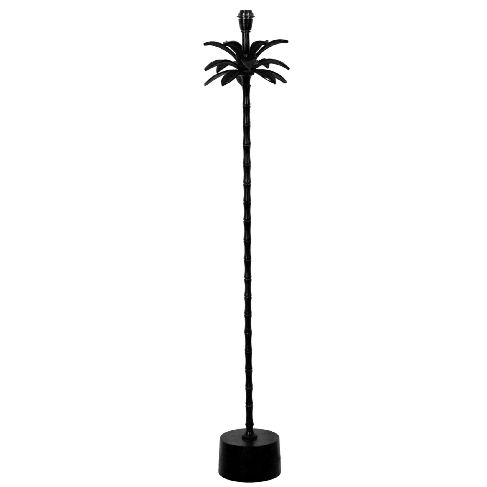 Stehleuchte Palme schwarz 25x145cm, E27