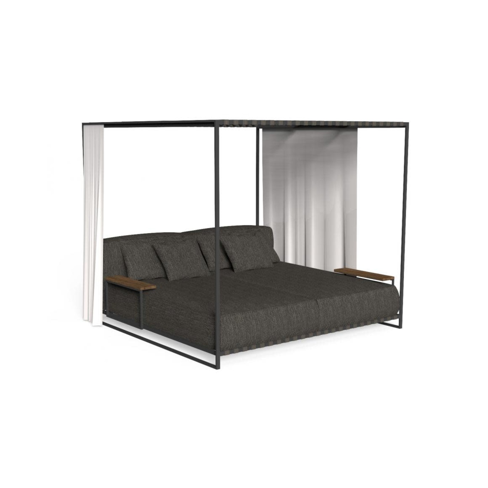 Casilda Daybed,  Graphit-Dark Grey 200x200xH180cm