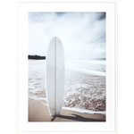 Bild Surfbrett 62xH82cm Rahmen weiss