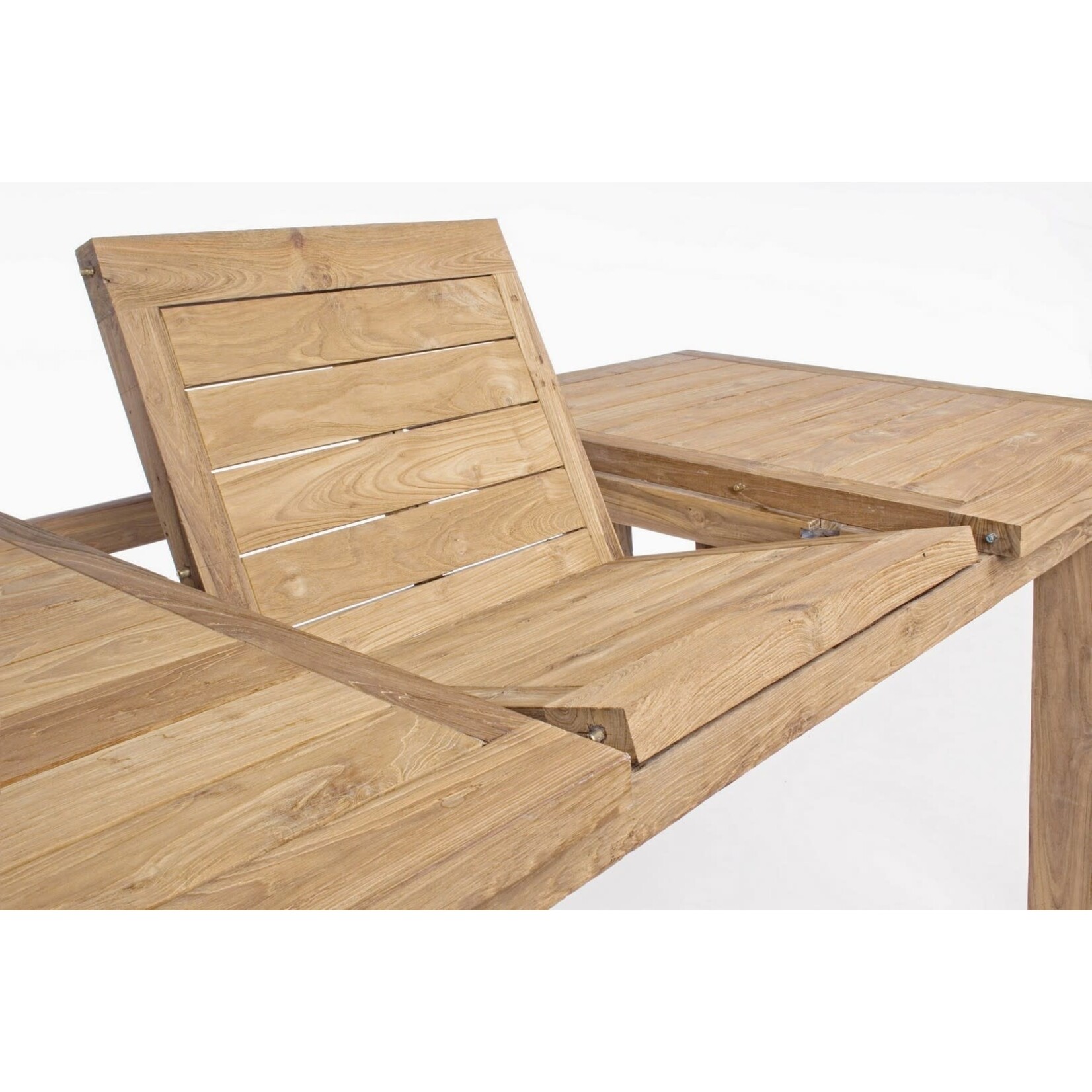 Greenwich Gartentisch 160-220x100cm Teak, mit Auszug