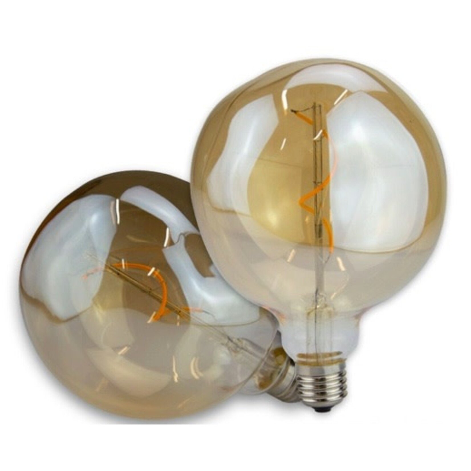 Leuchtmittel E27 Vintage LED, Glas amber, dimmbar