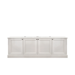 TV-Sideboard mit Lift 245x42xH85cm weiss