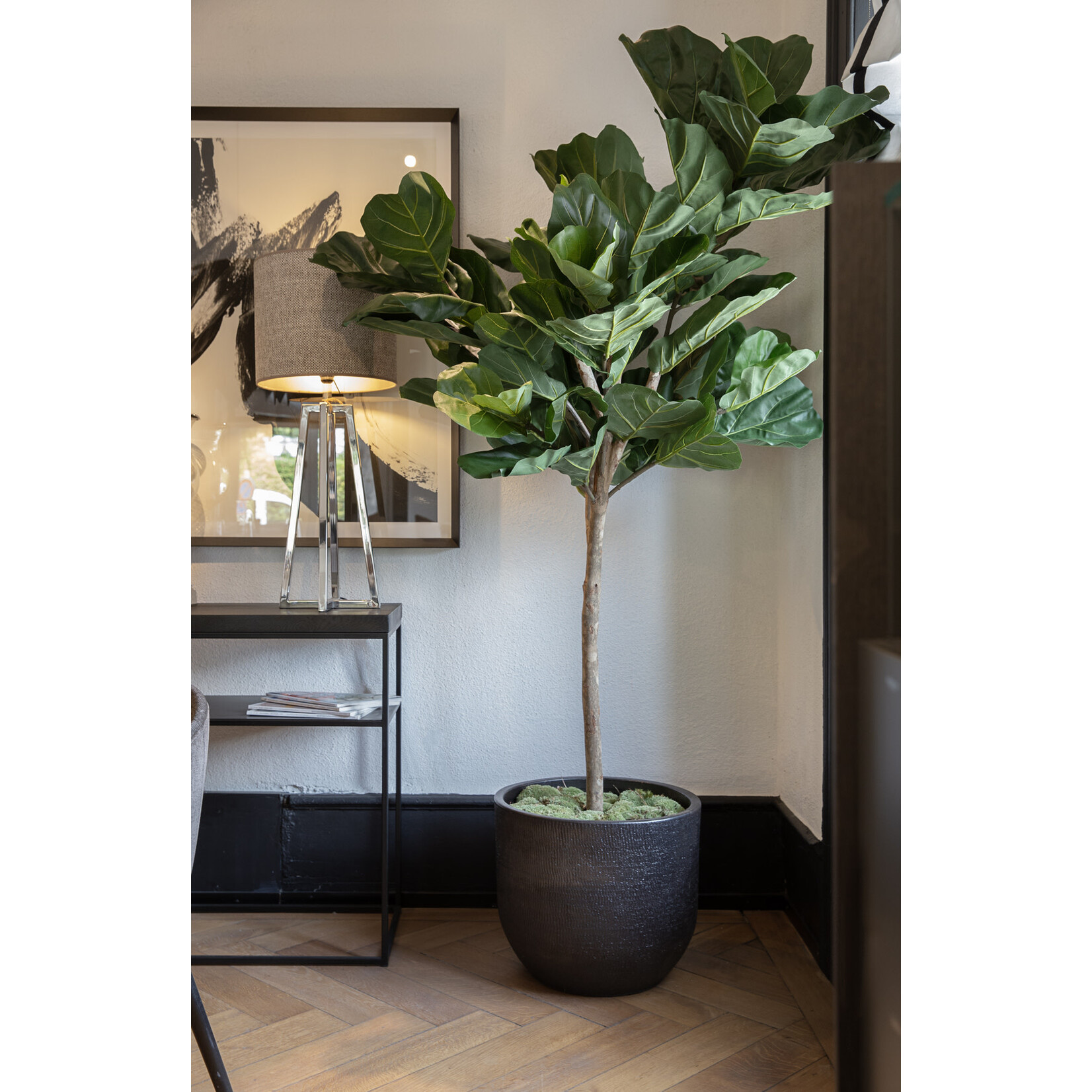 Kunstpflanze Ficus lyrata hochstamm, ca. 180cm
