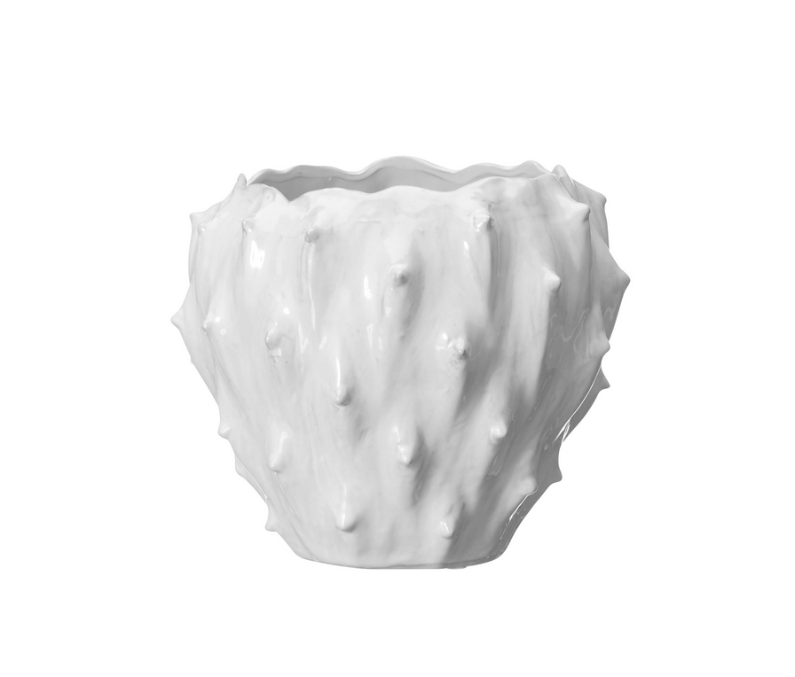 Vase weiss Kaktus - 18x15cm - Spectroom living and more GmbH