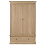 Corby Kleiderschrank Eiche 2er, 145x60xH215cm