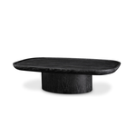 Rouault Salontisch L140xB79.5xH35cm Eiche furniert schwarz