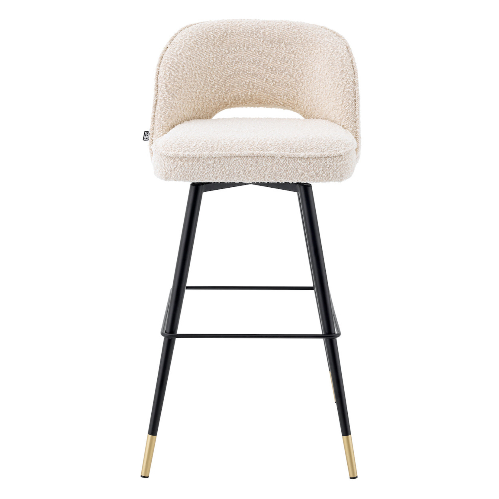 Cliff 2er Set Barstuhl 51x52xH103cm (SH78.5cm) Bouclé cream