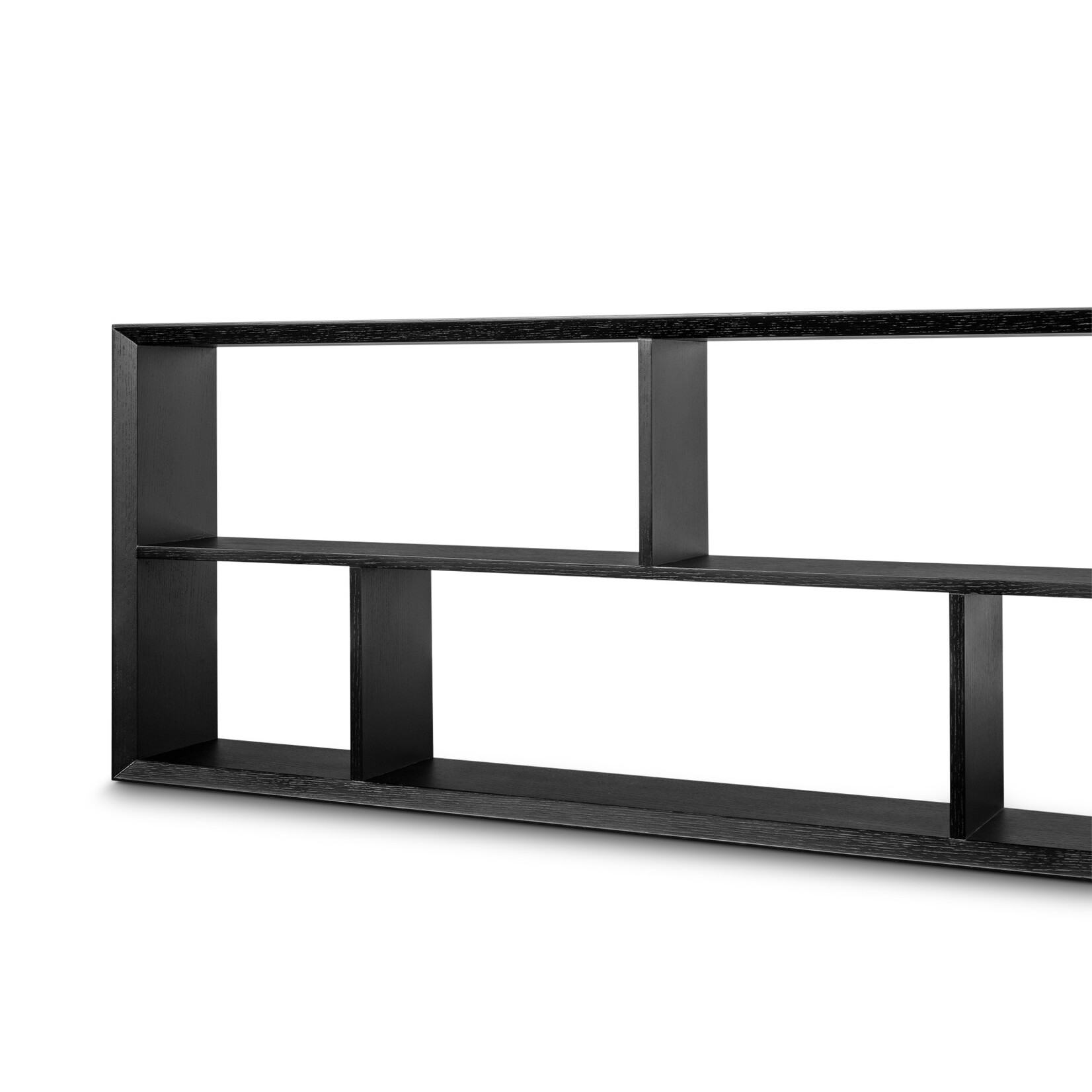 Texel Sideboard schwarz 200x24xH56cm