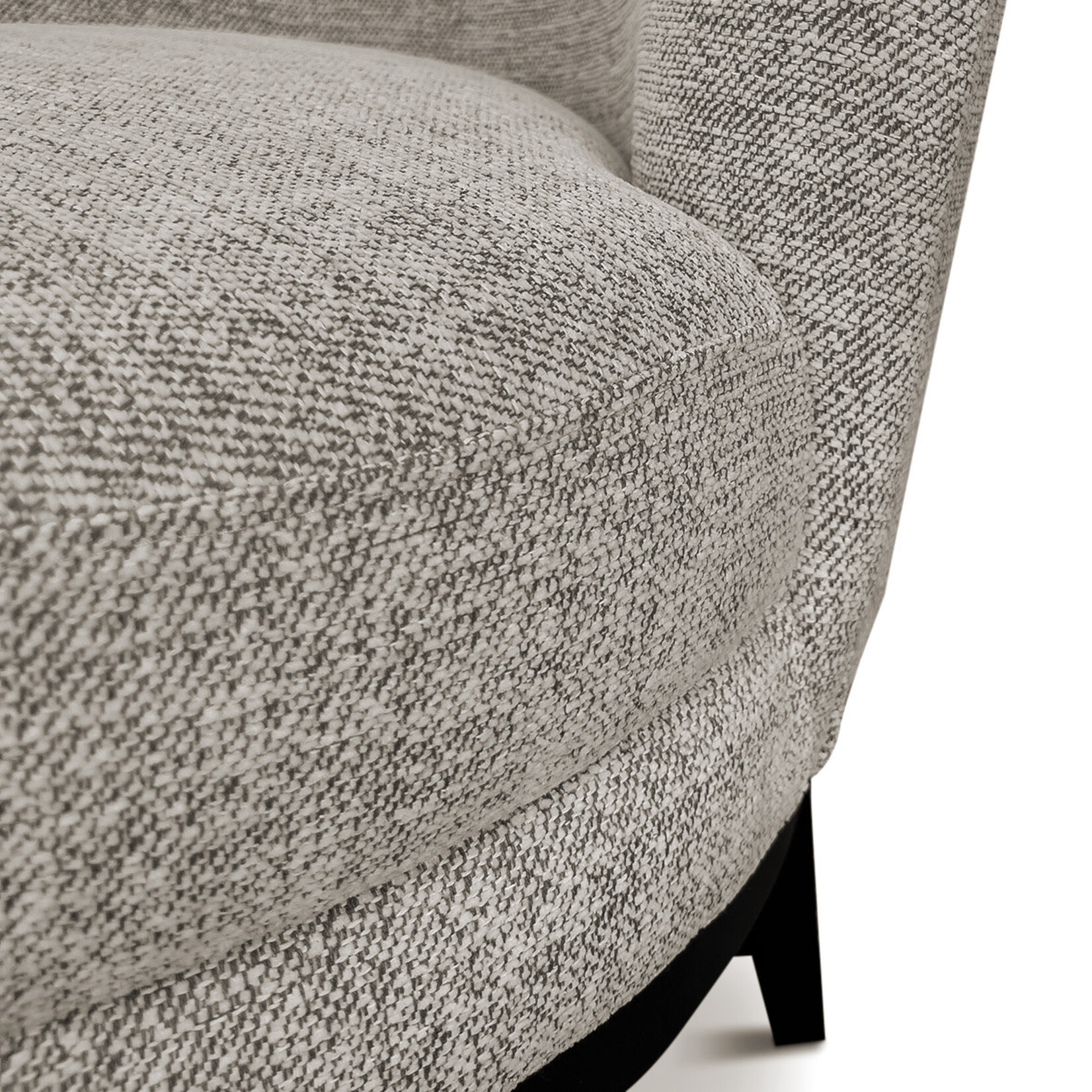 Fuller Sessel, 73x73xH70cm, Stoff: Lago 11, Beine: schwarz