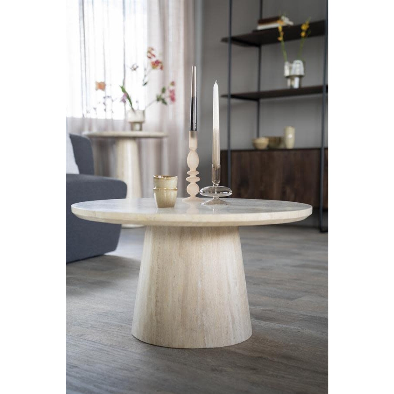 Salontisch Travertin D70xH38cm
