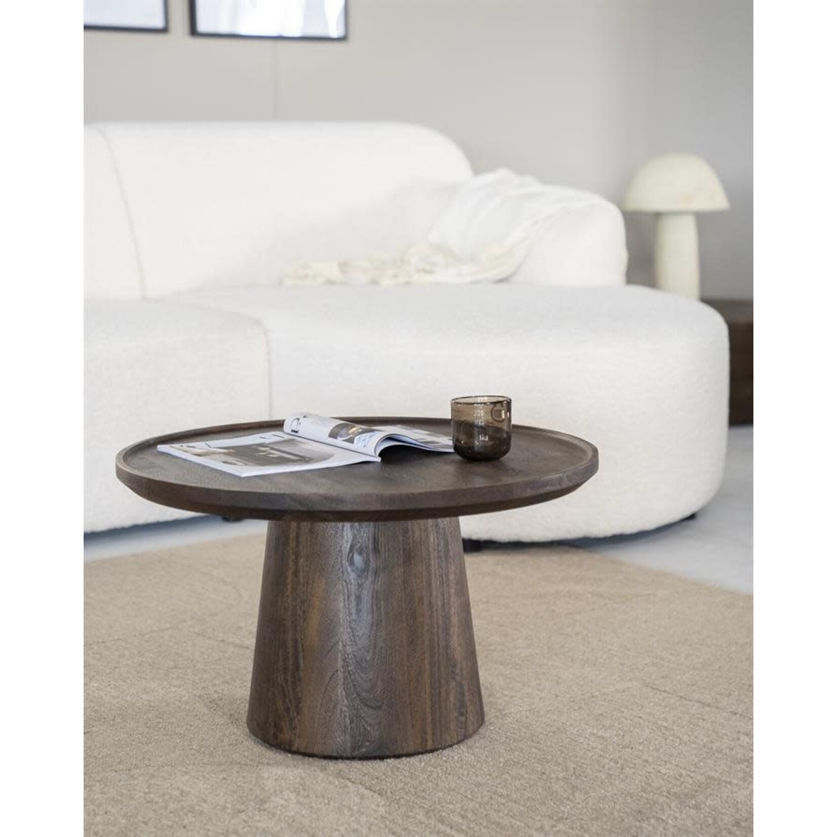 Arizona Salontisch D66xH39cm, Mangoholz braun