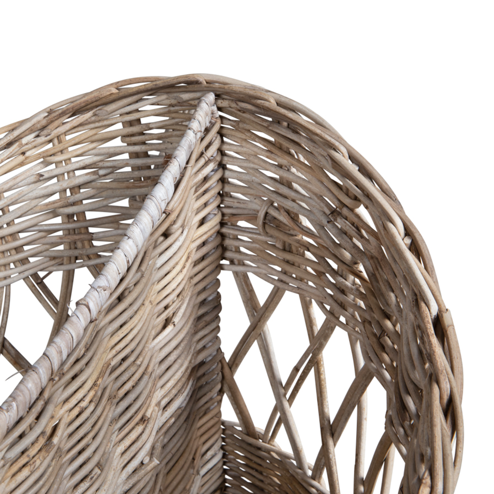 Rattan Magazin Halter, 43x30xH35cm