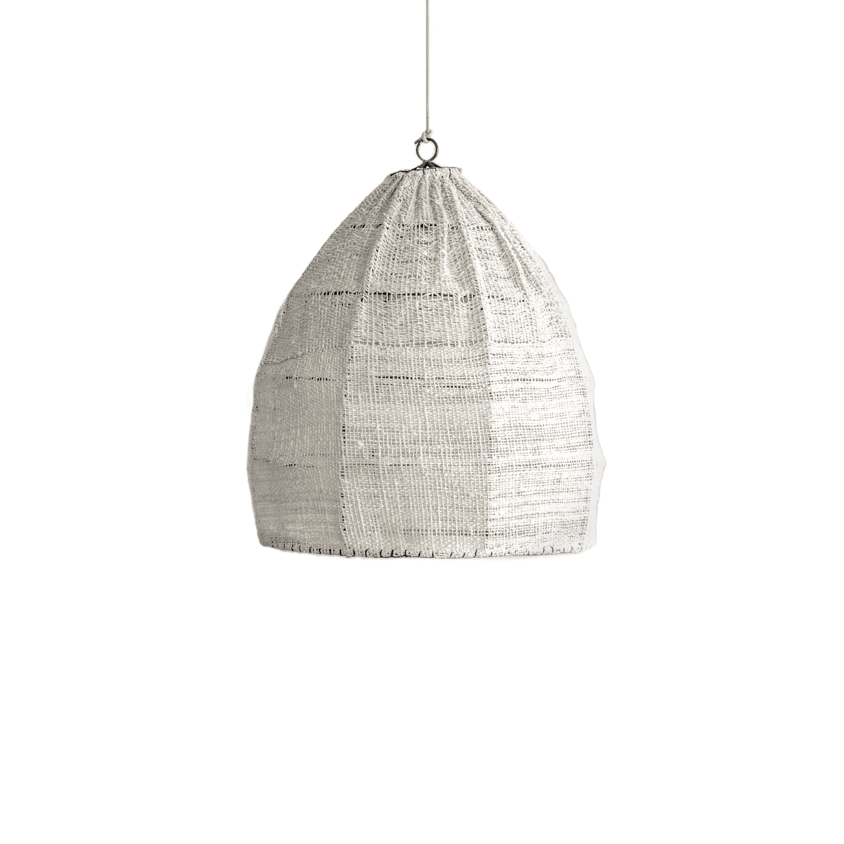 Andalusia Hängelampe L, Baumwolle handgewoben, 63xH79cm