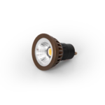 LED GU10 DimToWarm 24° bronze 2700K-1800K 6W CRI95 220-240V