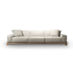 Bente Outdoorsofa 4 Sitzer, 313x100xH74cm inkl. Sitz-/Rückenkissen, Kat. P3 MIST 08-6