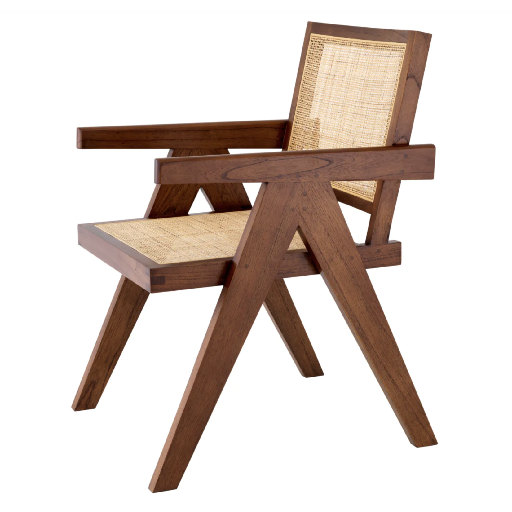 Aristide Dining Chair braun 57x65.5 xH. 90cm SH. 45.5 AH 67cm