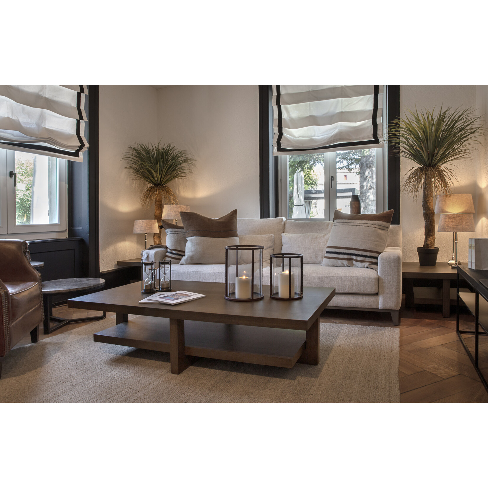 Lilette Salontisch 150x80xH38cm (col. CACAO)