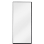 Spiegel mit schwarzem Metallrahmen, 180x75cm