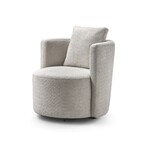 Paulus Sessel weiss, B76xT76xH85cm