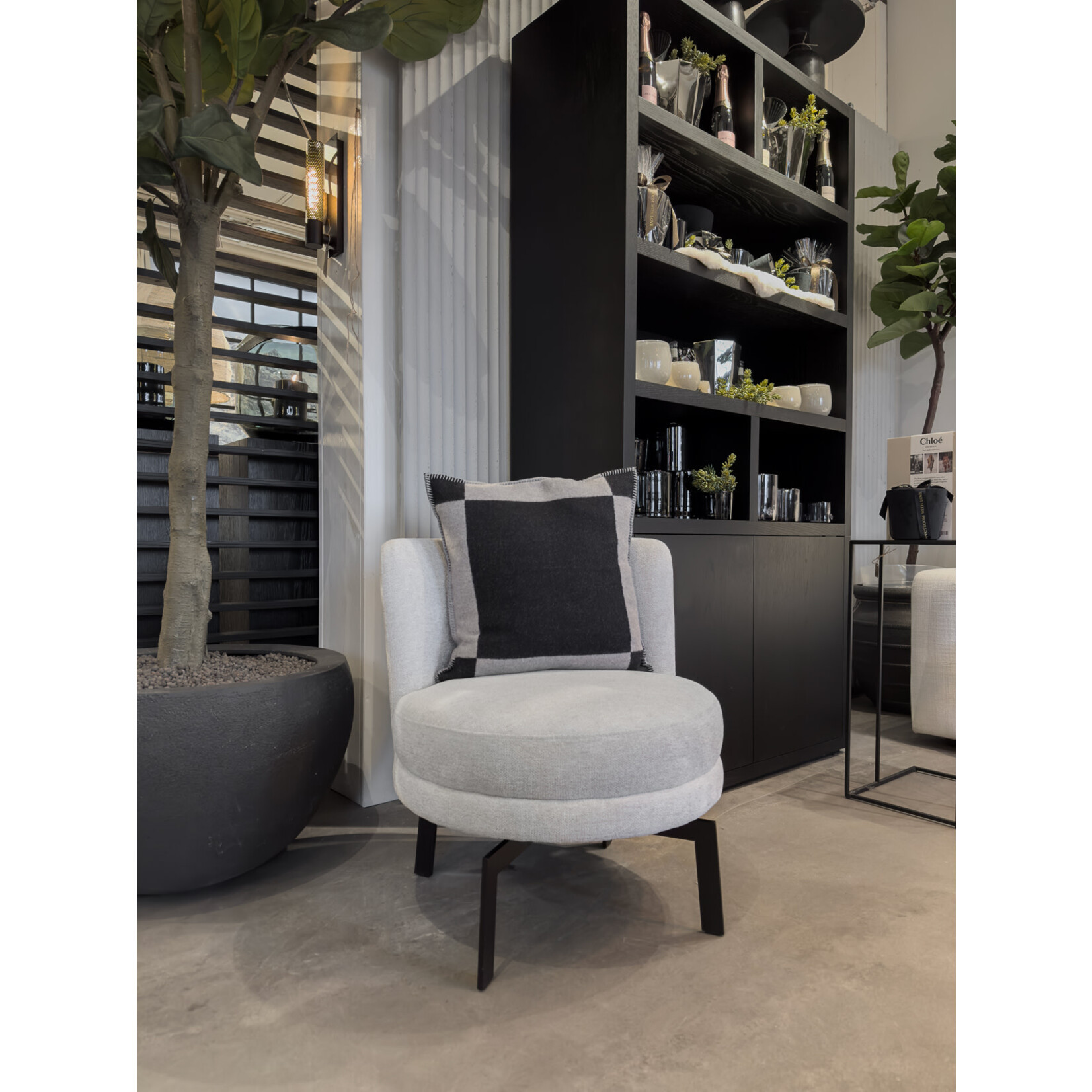 Lawson Sessel drehbar 65x67xH69cm, Stoff: Vinci 01