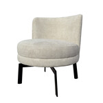 Lawson Sessel drehbar 65x67xH69cm, Stoff: Vinci 02