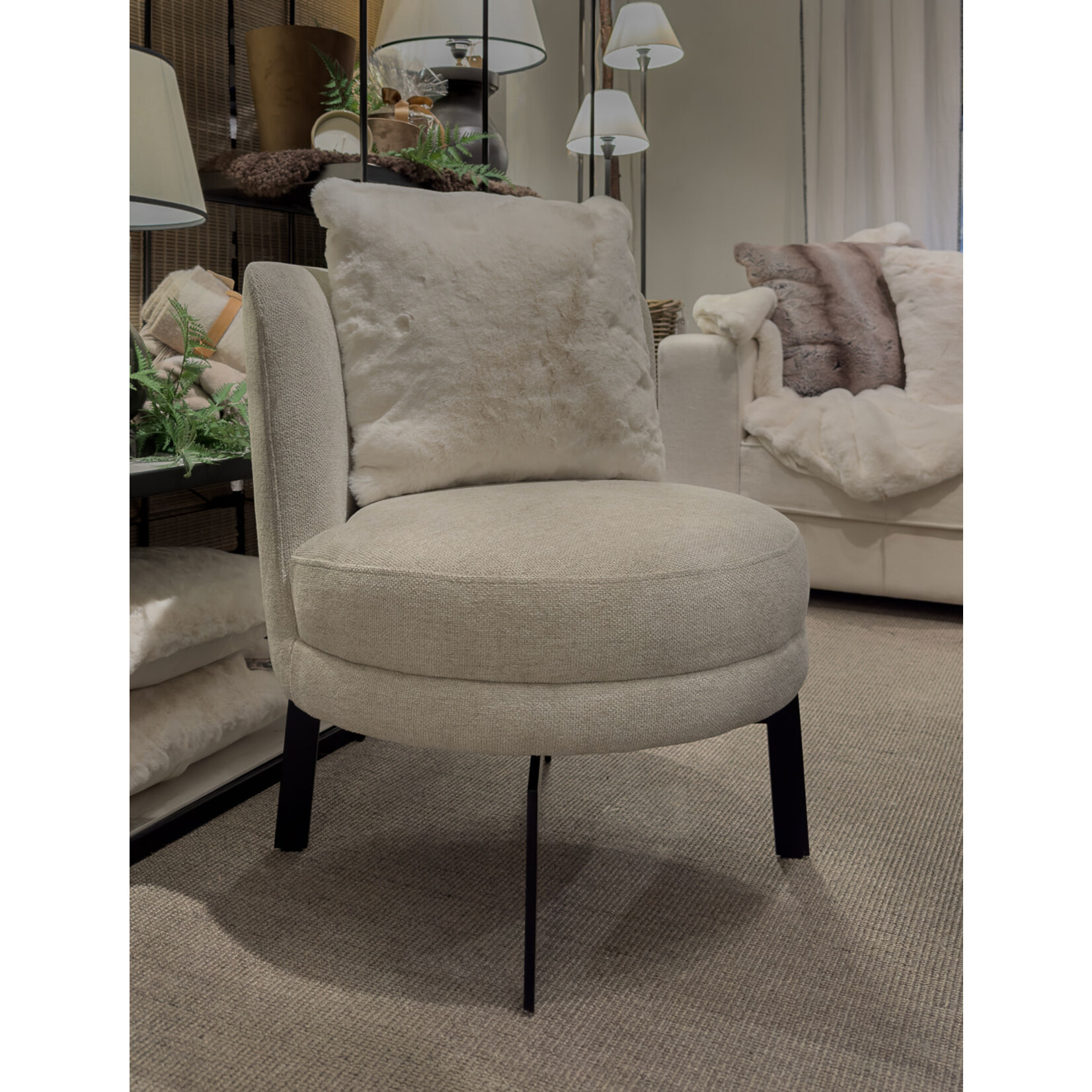 Lawson Sessel drehbar 65x67xH69cm, Stoff: Vinci 02
