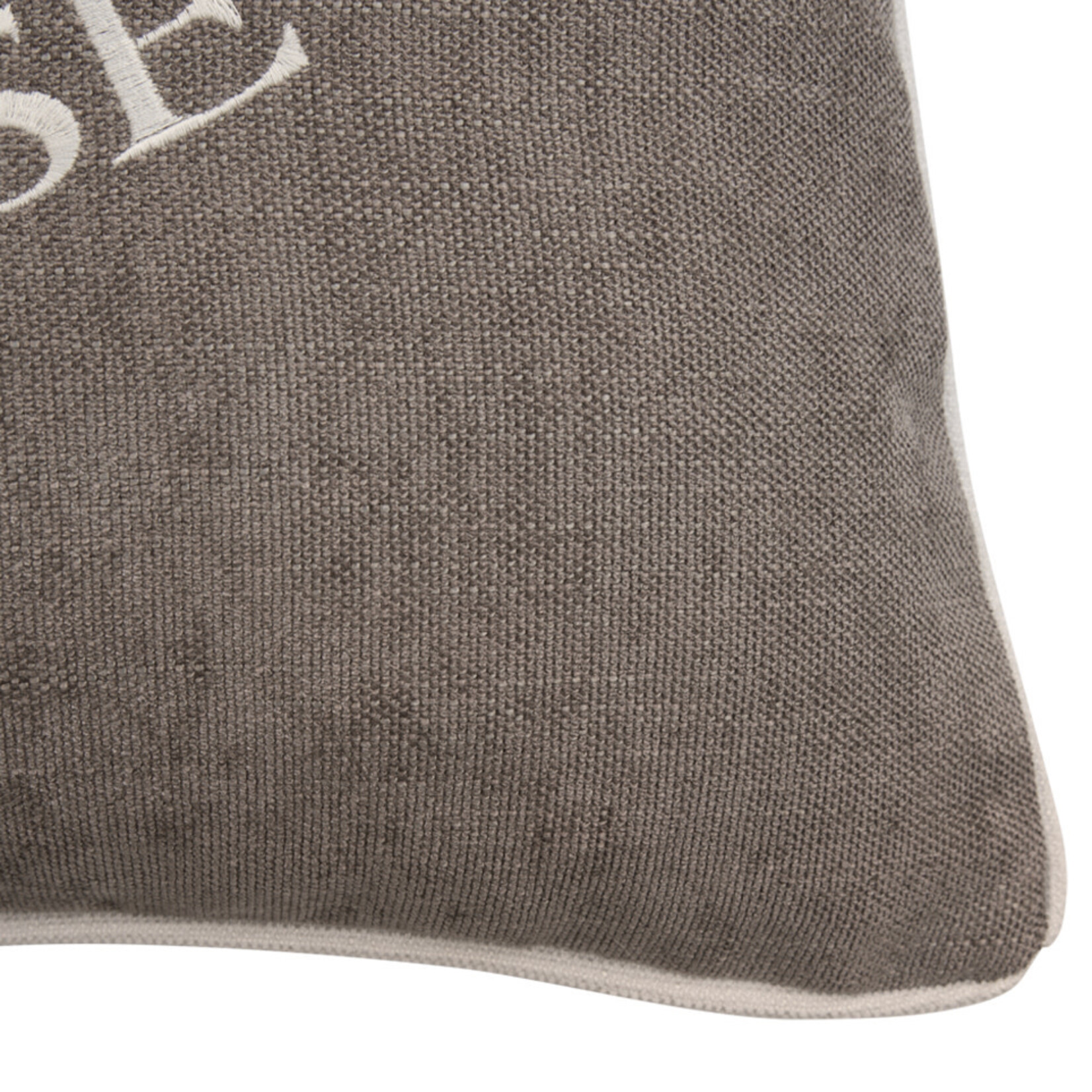 Summy Kissen Beach House Palme taupe 55x55cm