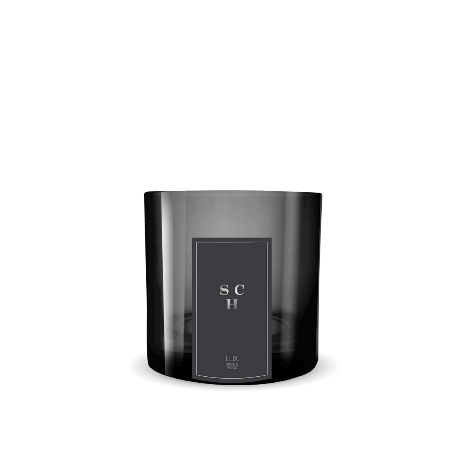 LUX - SPICE & WOOD scented candle 650 gr sky black