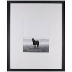 Pferde Bild 87x107cm schwarz