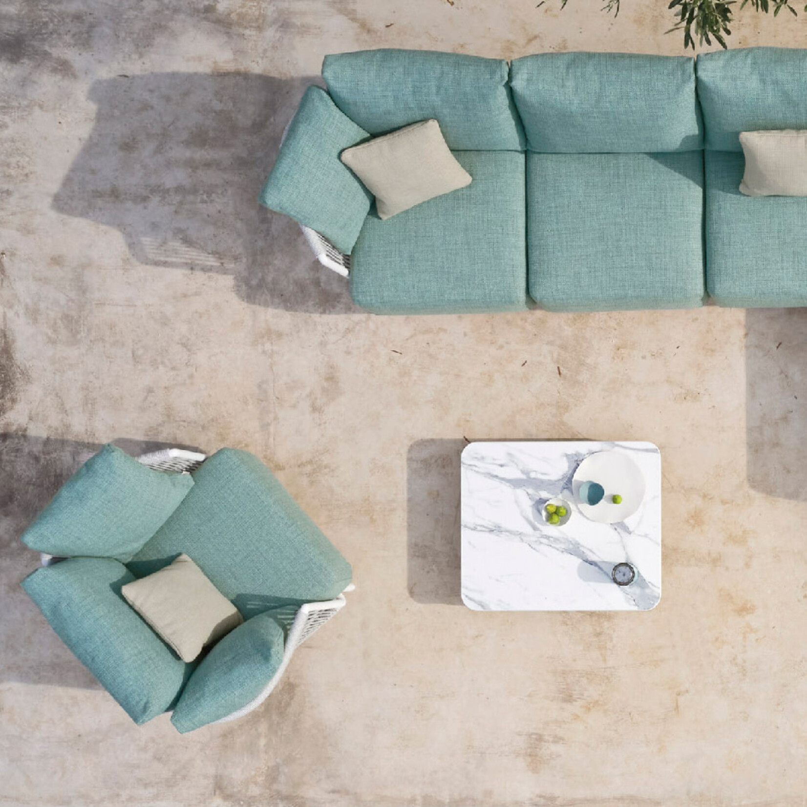 Queen Beistelltisch Outdoor , 78x66xH18cm