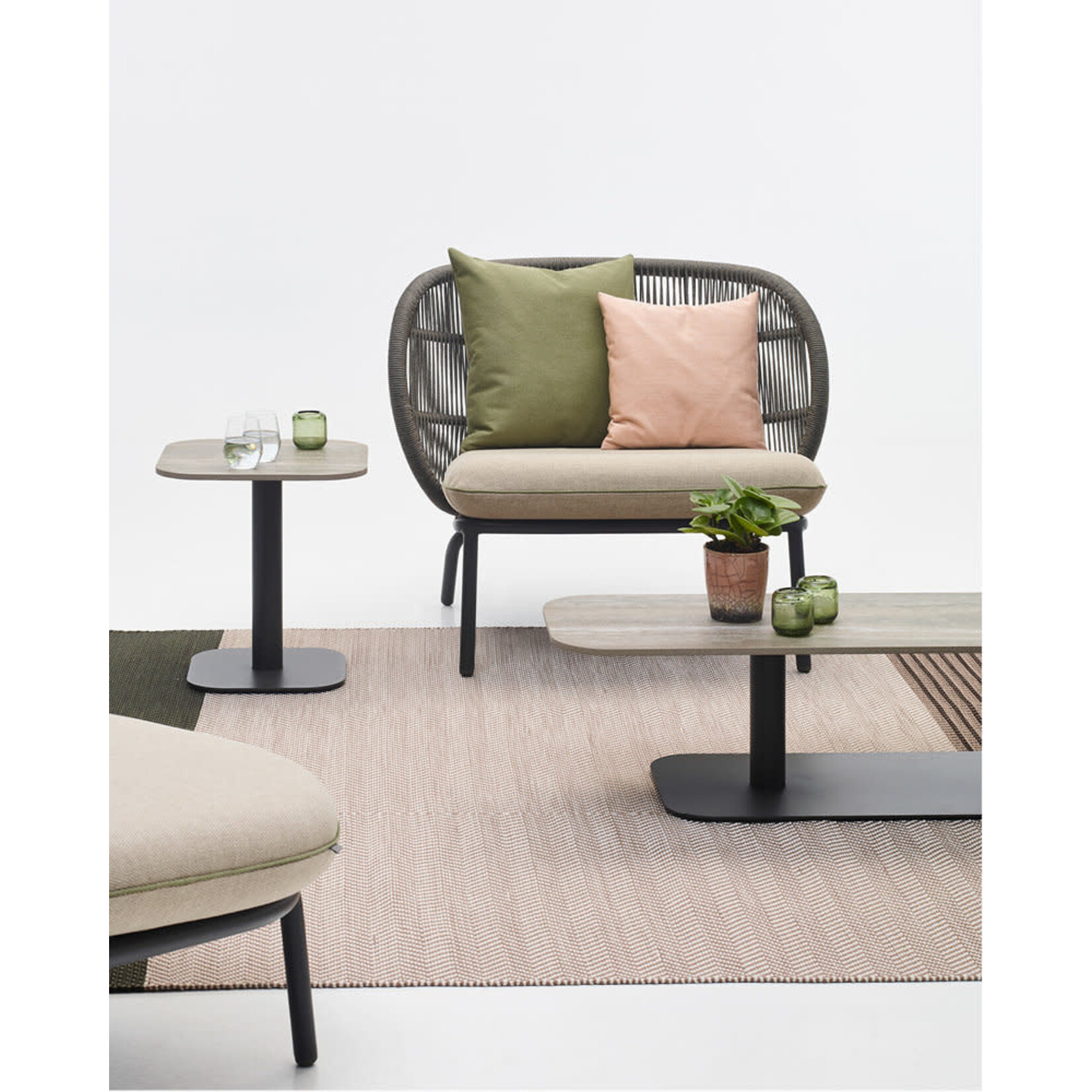 Kodo Loungesessel Outdoor, Gestell: Anthrazit, 96x80xSH42