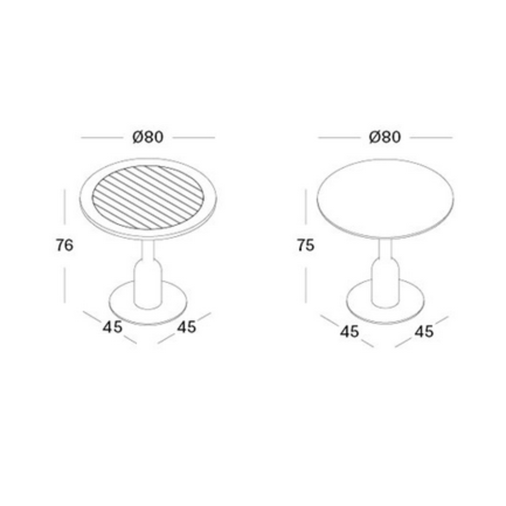 Sphera Bistrotisch Outdoor