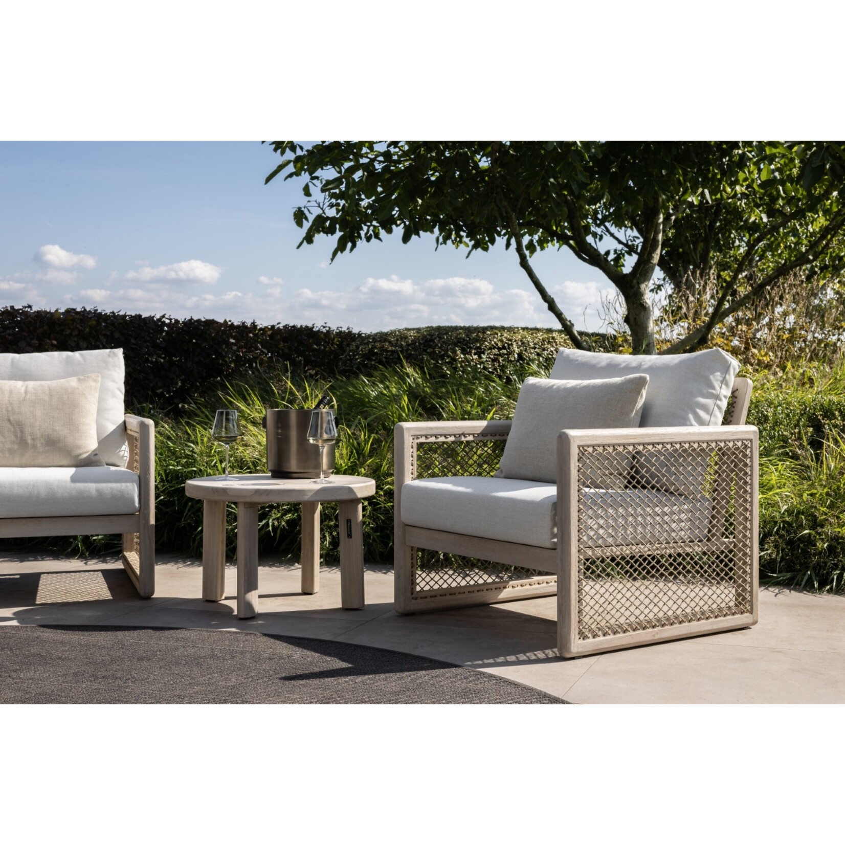 Lila Beistelltische Outdoor