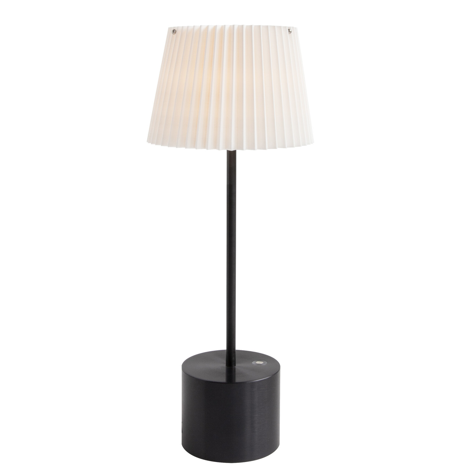 Tischlampe Hardy schwarz, D13xH33cm