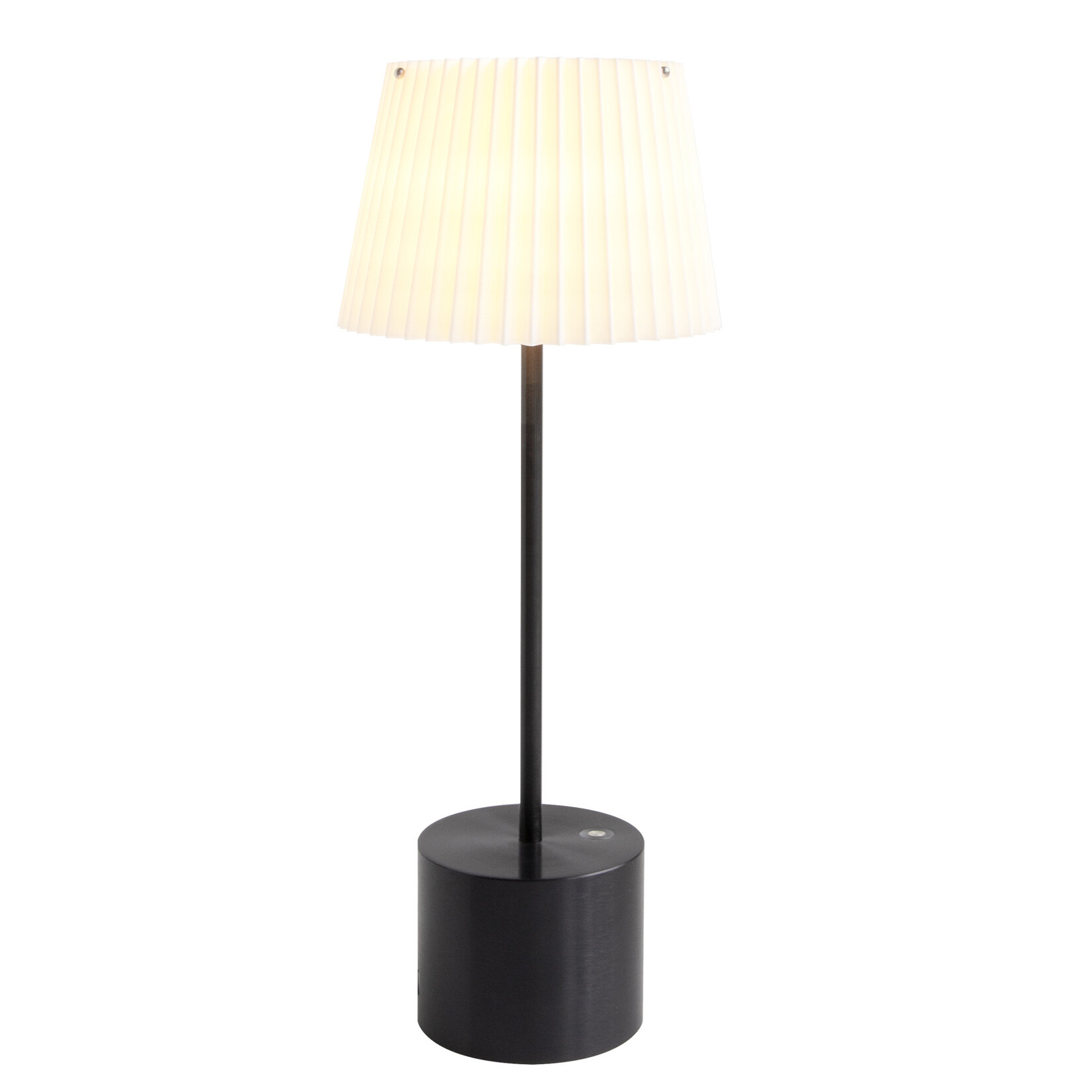 Tischlampe Hardy schwarz, D13xH33cm