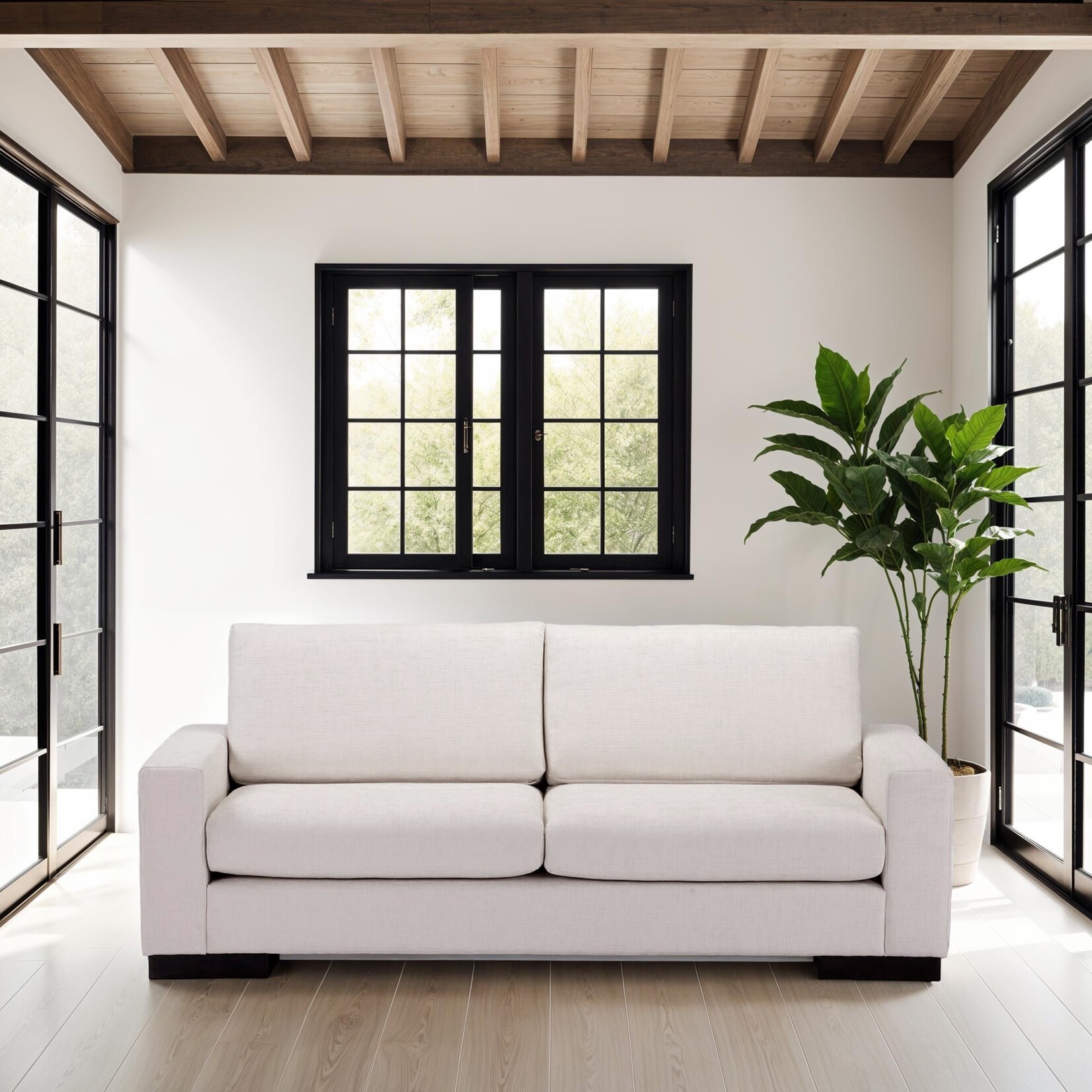 Sofa Aniston 2-Sitzer, 170x85xSH32, Stoff: Corsica - 901, Kat. C