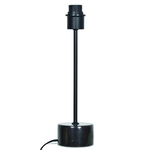 Lampenständer mit Marmorsockel D10xH39cm schwarz