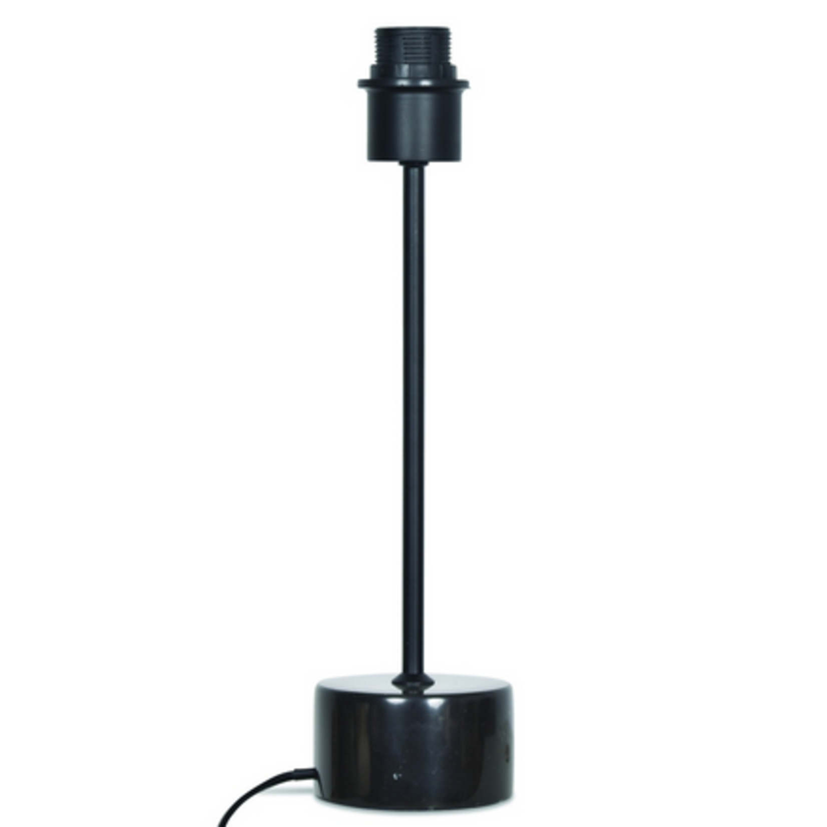 Lampenständer mit Marmorsockel D10xH39cm schwarz