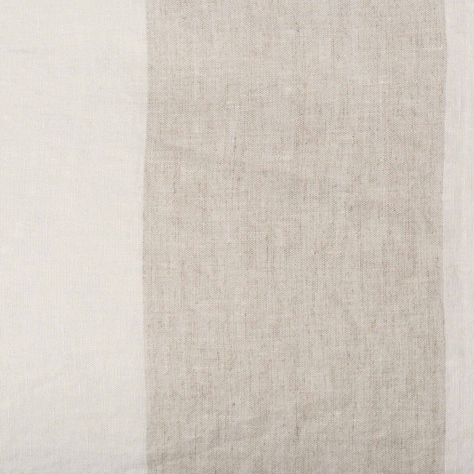 Nashville Leinenduvetbezug 200x220cm weiss-beige gestreift