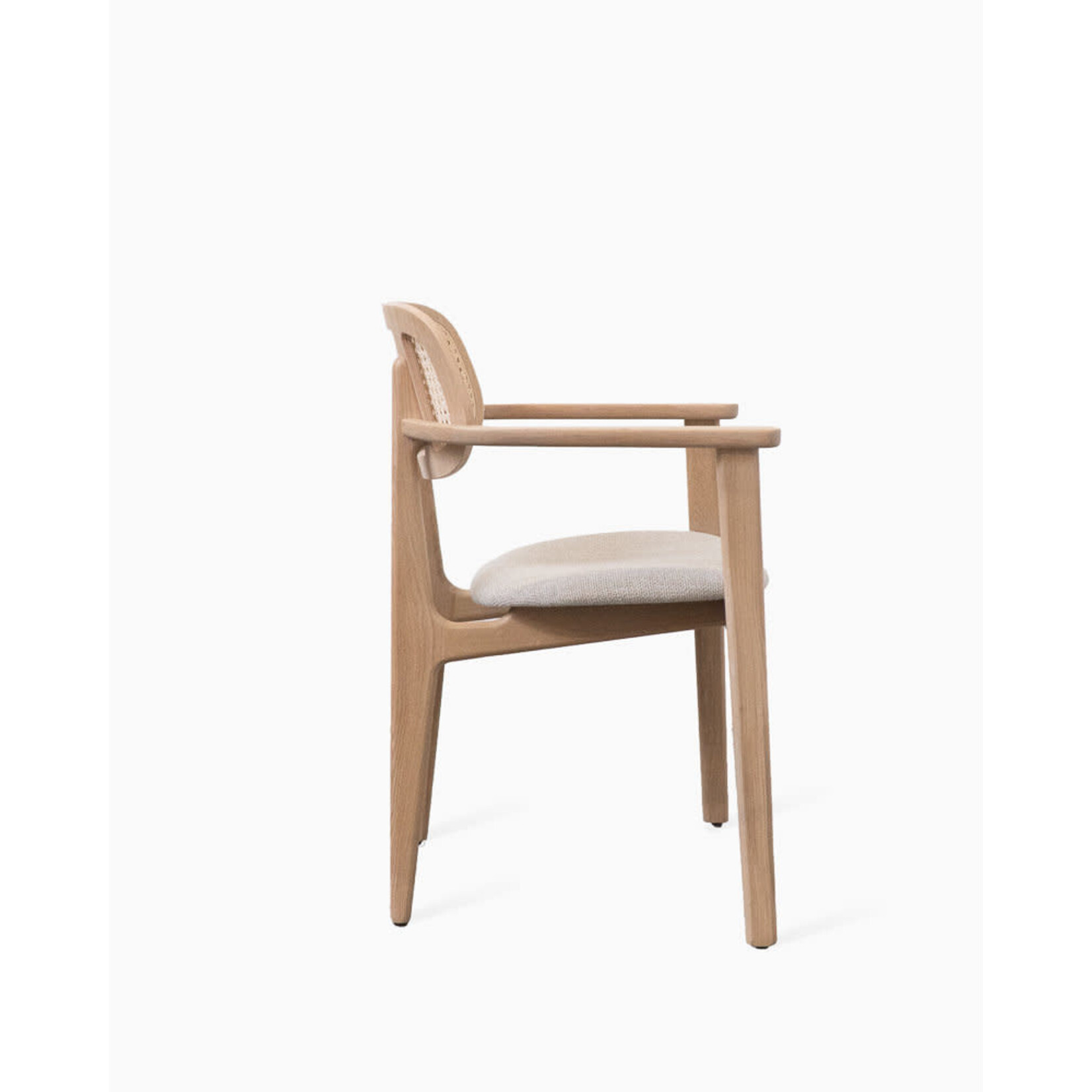 Theo Armlehnenstuhl, H84xB58xT54cm, Farbe: Natural Oak