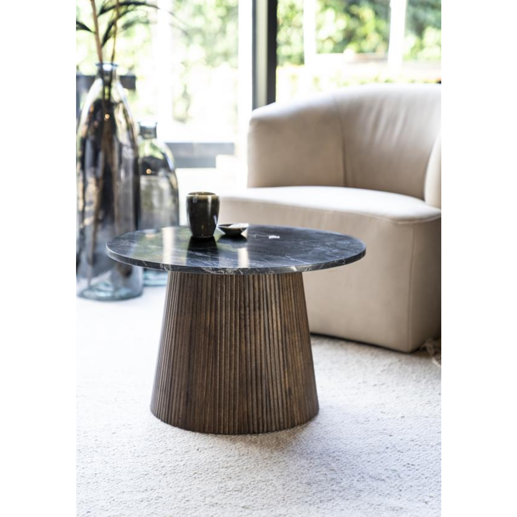 Madrid Beistelltisch 60xH40cm, Marmor