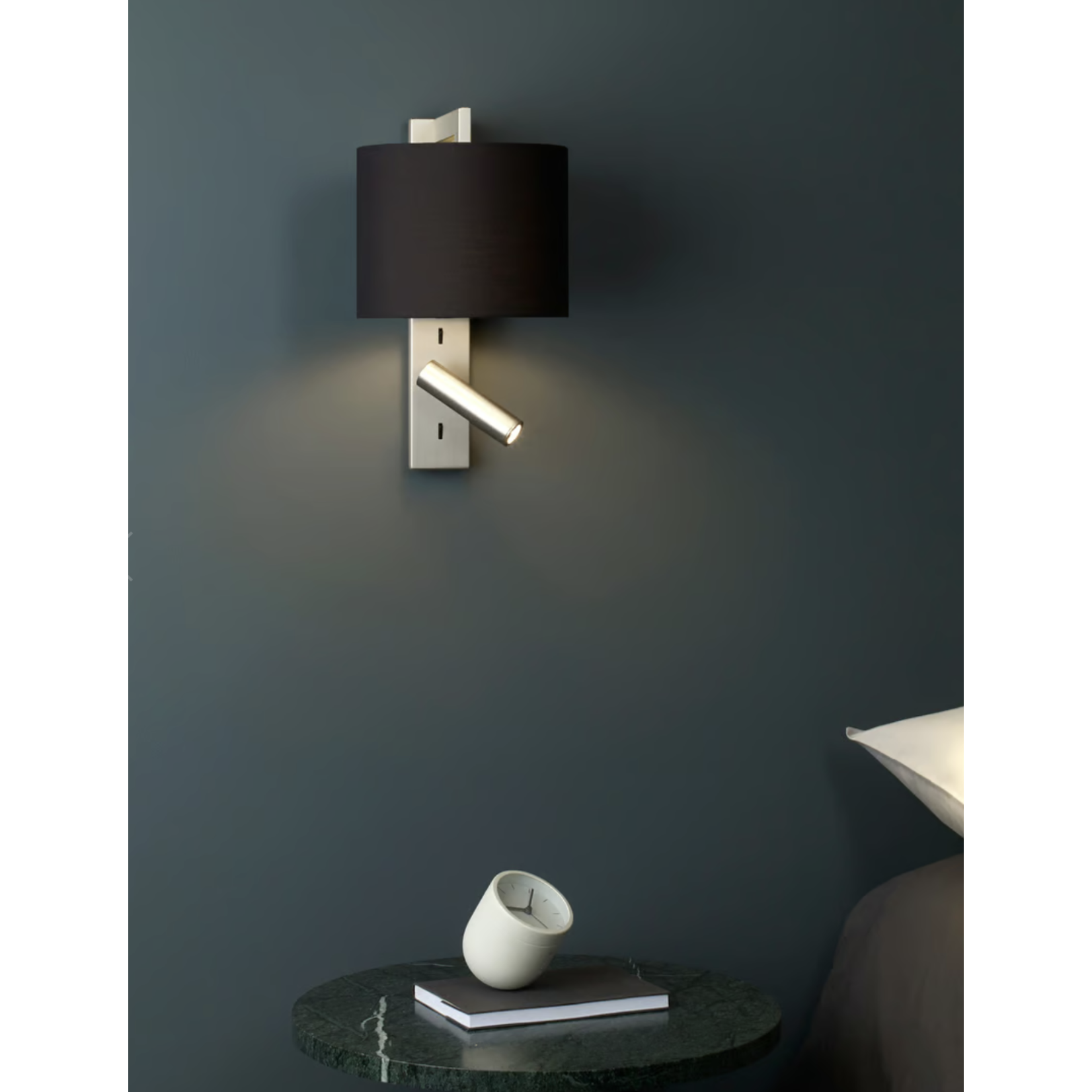 Roden Wandlampe, bronze/grey, 35x6cm