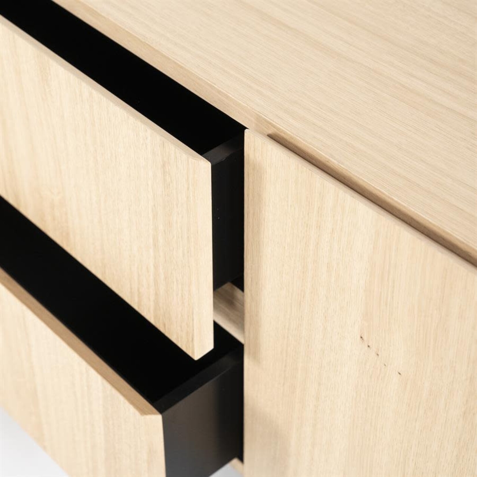 Tahoe Sideboard 210x42xH55cm, Eichenfurnier/Metall