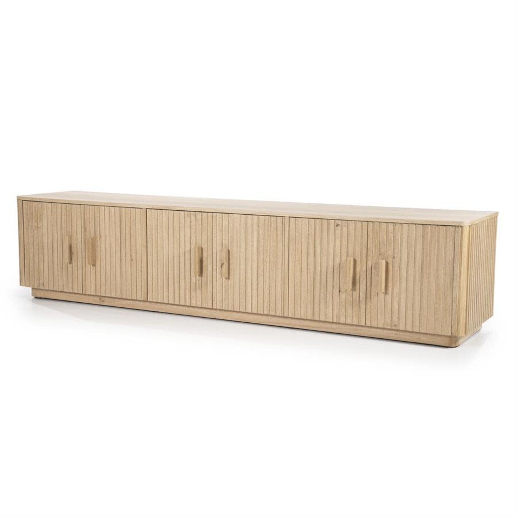 Roseville Sideboard 224x46xH50cm, Eiche & Eichenfurnier